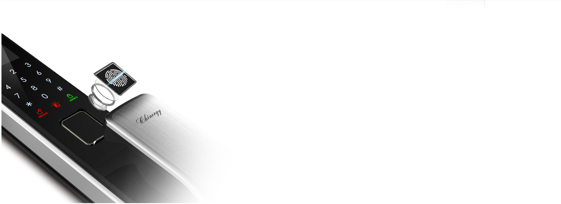 灵活迅速的指纹识别 888集团智能锁LOCK...