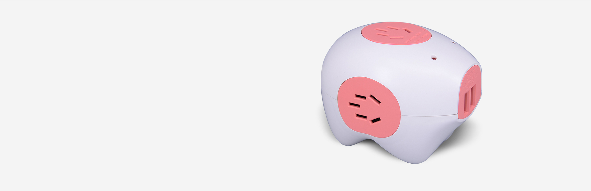 小猪系列创意排插 可爱的形态，轻便且智...