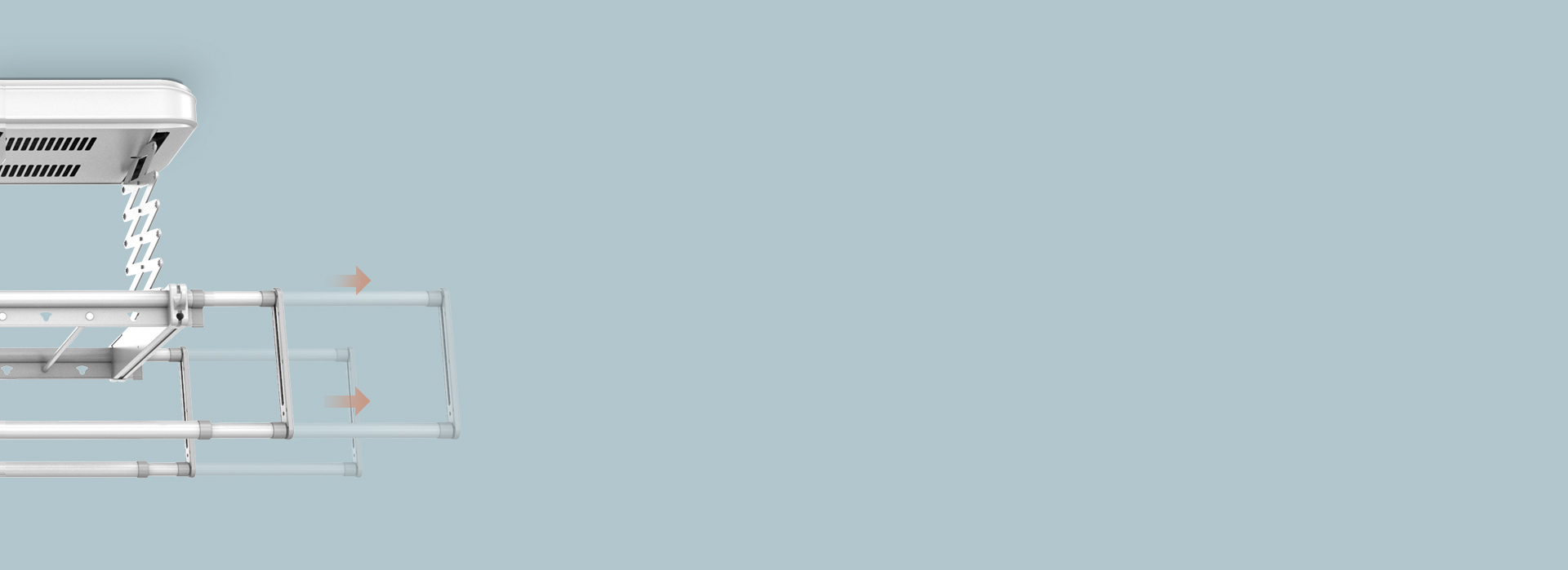 伸缩杆晾晒，节约空间随心晾晒 2根伸缩...