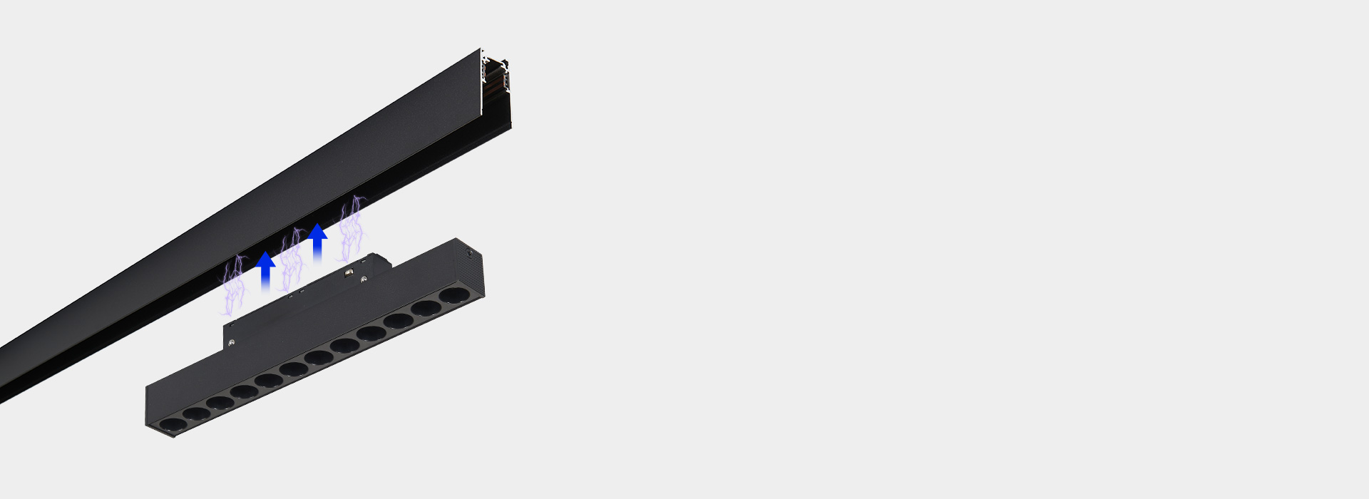 强力磁吸，安装轻松 内置强力磁铁，灯具...