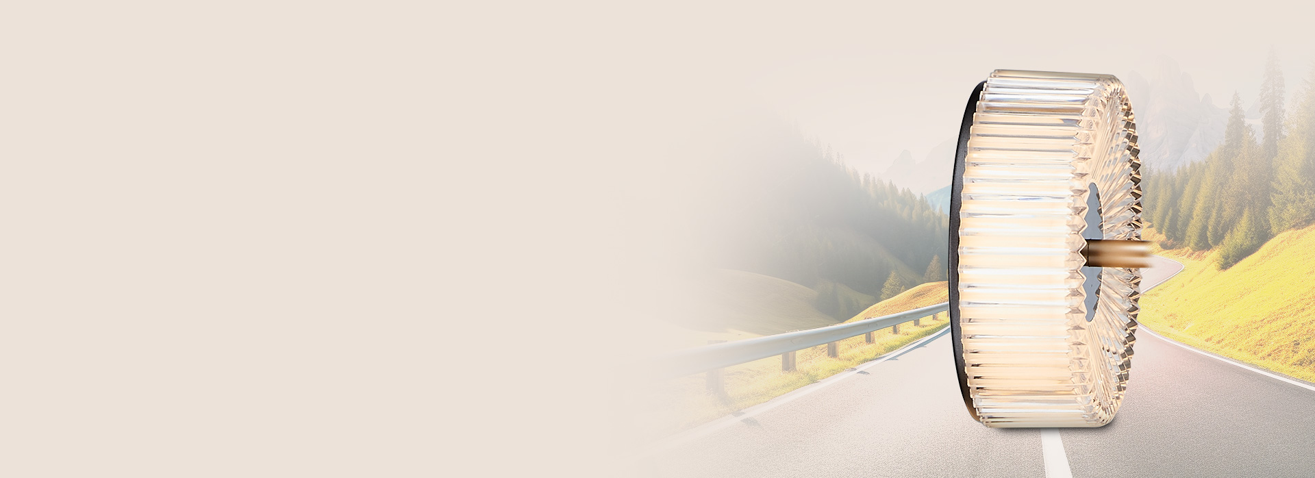 岁月如轮，留下一路风景 灯罩就像一个个...