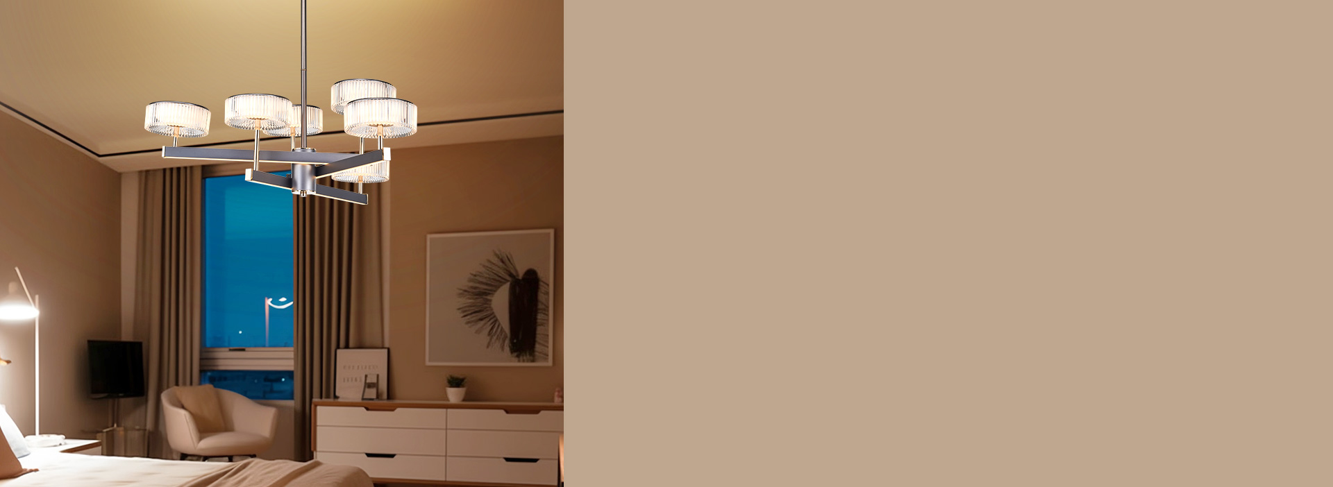 卧室灯 型号：NEP-XDD12407...